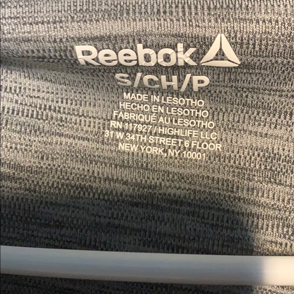 Reebok Men’s Active Top, Gray, S - Picture 3 of 3